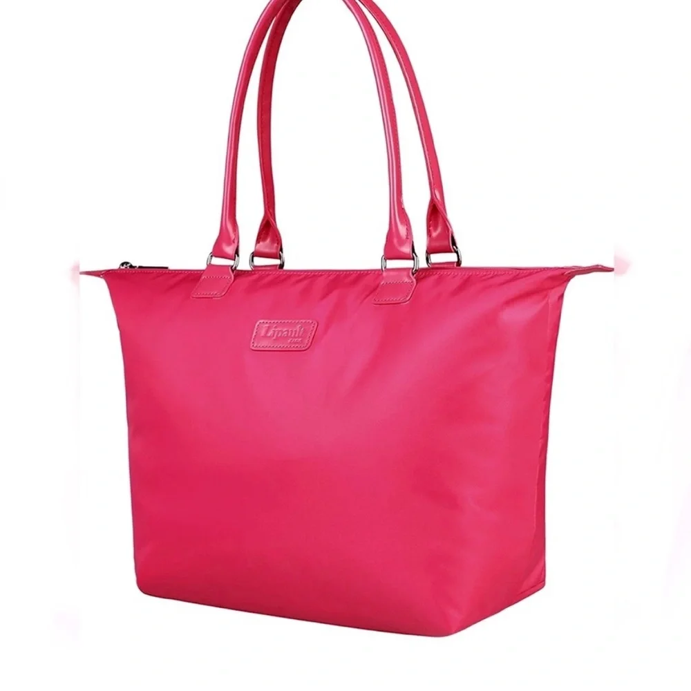 LIPAULT Paris $135 Tote Bag Travel Bag Shoulder Handbag Duffel Carry On Luggage - Picture 3 of 8